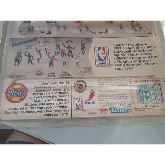 1993 First Year Edition Starting Lineup NHL Mario Lemieux NEW Collectable - Picture 5 of 8